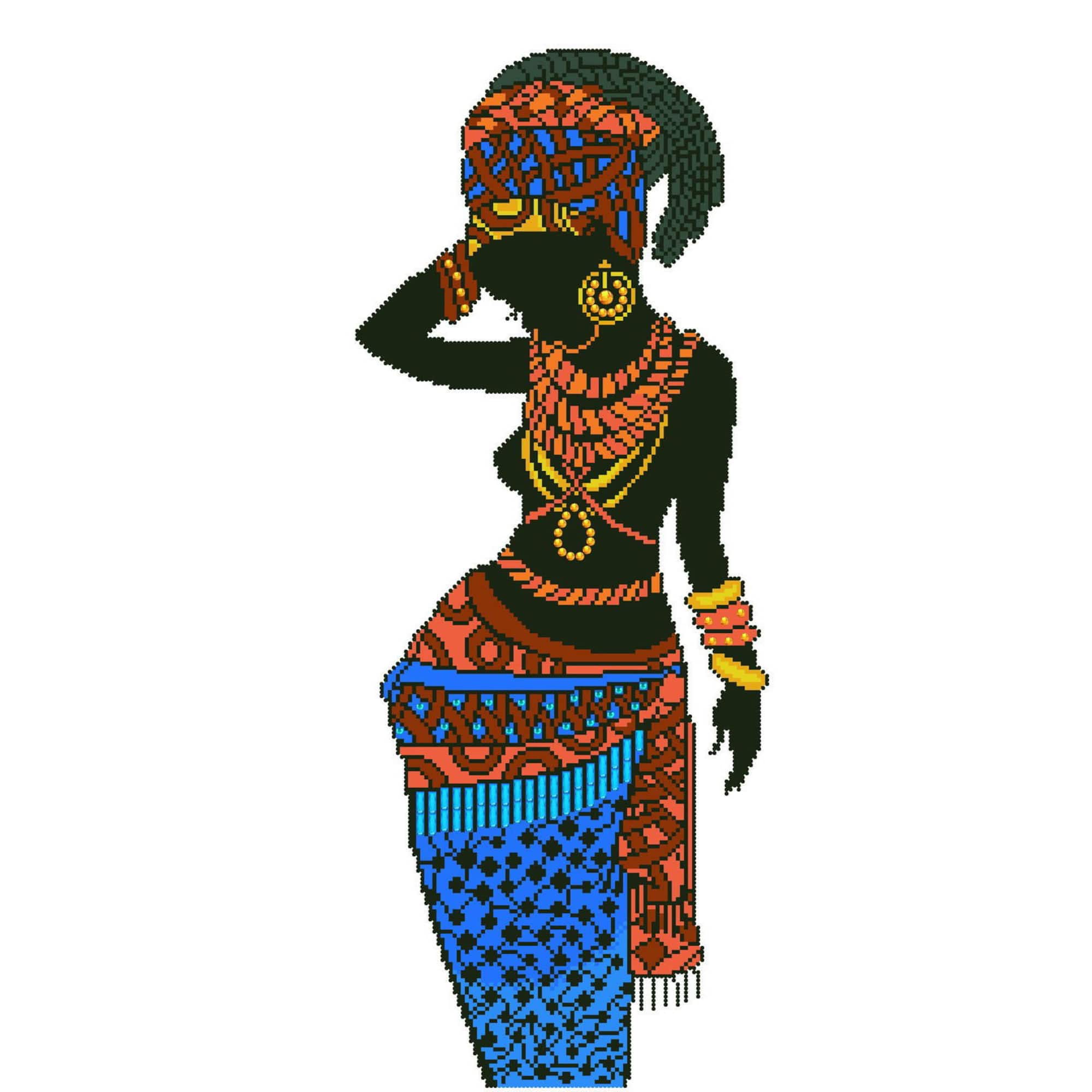 Diamond Dotz® African Princess Diamond Painting Kit
